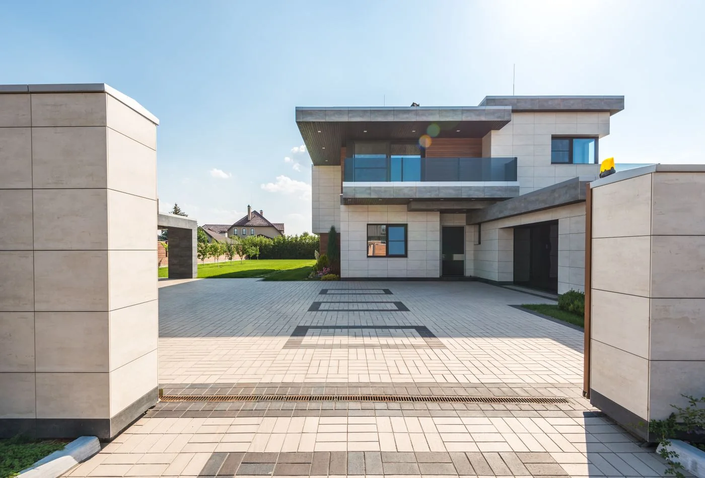 A bright modern home prepared for a full renovation
